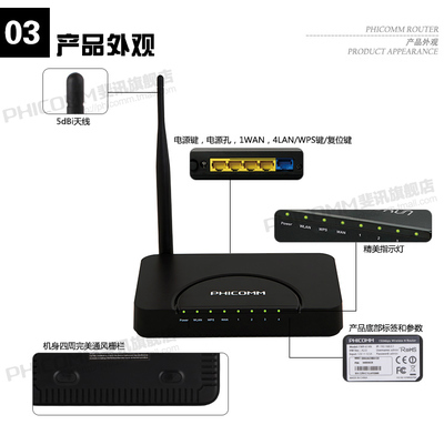 企業(yè)網(wǎng)絡(luò)中的卓越選擇 斐訊FWR614N 150兆無線高性能路由詳解